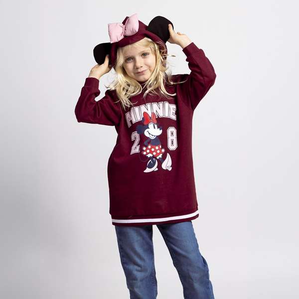 Cerdá - Vestido Cotton Brushed motif Minnie - Robe pour fille de 6 ans - Taille 6 ans - Coloris Dark Red Cerdá - Vestido Cotton Brushed motif Minnie - Robe pour fille de 6 ans - Taille 6 ans - Coloris Dark Red