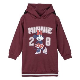 Sweat-shirt à capuche fille Minnie Mouse Rouge