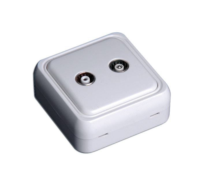 SIMON Finstock Alfa MS132204 Prise de télévision blanche SIMON Finstock Alfa MS132204 Prise de télévision blanche