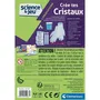 Clementoni - Crée tes cristaux - Kit d'expérimentation scientifique pour enfants dès 8 ans - Fabrication de cristaux colorés et scintillants avec 3 sachets d'alun