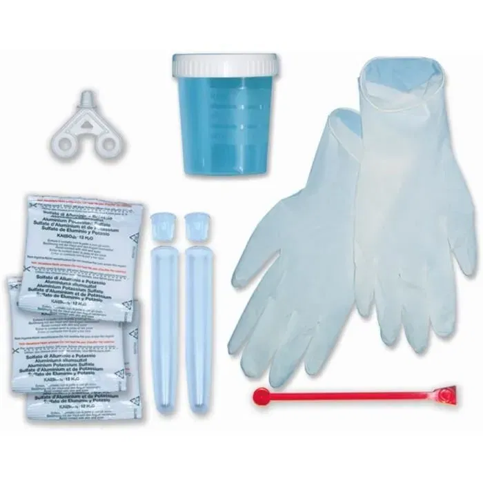 Clementoni - Crée tes cristaux - Kit d'expérimentation scientifique pour enfants dès 8 ans - Fabrication de cristaux colorés et scintillants avec 3 sachets d'alun