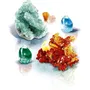 Clementoni - Crée tes cristaux - Kit d'expérimentation scientifique pour enfants dès 8 ans - Fabrication de cristaux colorés et scintillants avec 3 sachets d'alun