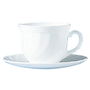 Plato Taza Opal Trianon Arcoroc 14,5 cm