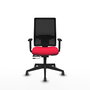 Piqueras y Crespo Chaise de Bureau Horna, Rouge et Noir