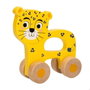 Color Baby - Jouet à tirer en bois animaux, jouet d'éveil à bascule, 13 x 5 x 12,5 cm - Modèles assortis