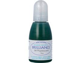 Tsukineko Encre BRILLIANCE Hiedra perlada effet nacaré 20ml