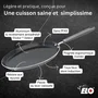 Elo Set Crêpière Ducato Ø 26 cm avec revêtement ELODUR sans PFAS, 3 ustensiles inclus pour crêpes, galettes et pancakes, compatible induction