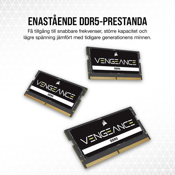 Mémoire RAM Corsair CMSX32GX5M2A5600C48 32 GB DDR5 SDRAM DDR5 5600 MHz