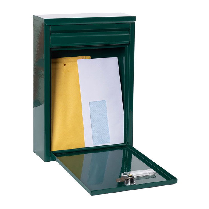 Arregui Zaguan Boîte aux lettres individuelle extérieure Acier vert 22 x 8 x 32 cm
