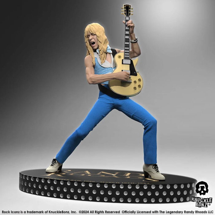 Randy Rhoads IV statuette Rock Iconz The Early Years Blue Version 24 cm Randy Rhoads IV statuette Rock Iconz The Early Years Blue Version 24 cm