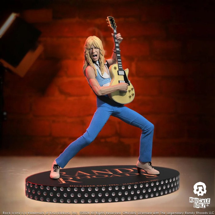 Randy Rhoads IV statuette Rock Iconz The Early Years Blue Version 24 cm Randy Rhoads IV statuette Rock Iconz The Early Years Blue Version 24 cm