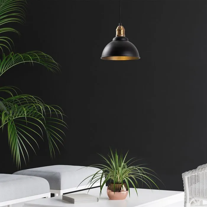 D By M.Red Suspension lustre boheme Black Antique