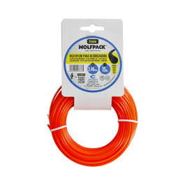 WOLFPACK LINEA PROFESIONAL Fil Nylon Rond 2,4mm (Rouleau 15m)