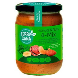 TERRASANA Crème 4 mix de fruits secs avec cacahuètes BIO 500 g