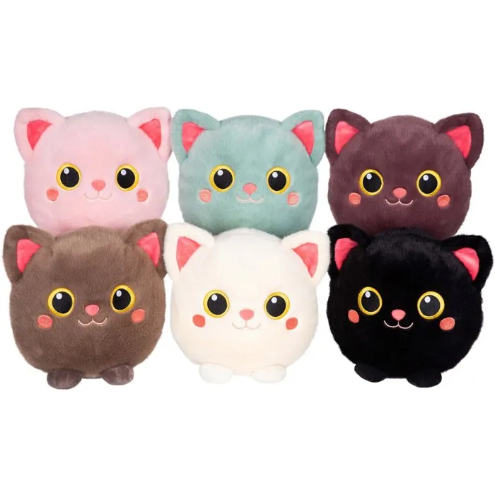 Gipsy Toys Peluche Moko Maru Kitty - Rose - 20 cm Gipsy Toys Peluche Moko Maru Kitty - Rose - 20 cm