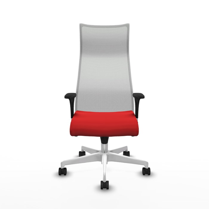 Piqueras y Crespo Chaise de Bureau Albacete Rouge et Blanc Piqueras y Crespo Chaise de Bureau Albacete Rouge et Blanc