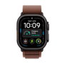 Apple Watch Ultra 4 GPS + Cellular 49mm Black Titanium Case avec Alpine Loop bordeaux M