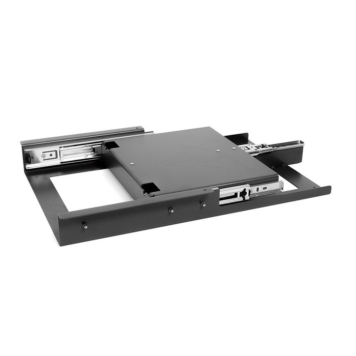 MENAGE CONFORT NOVA FLAT, Étagère d'angle extractible, Finition anthracite, Acier peint, Fermeture amortie, Rangement cuisine