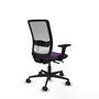 PIQUERAS Y CRESPO Chaise Haches Synchrone/Traslack Pourpre et Blanc