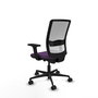 PIQUERAS Y CRESPO Chaise Haches Synchrone/Traslack Pourpre et Blanc