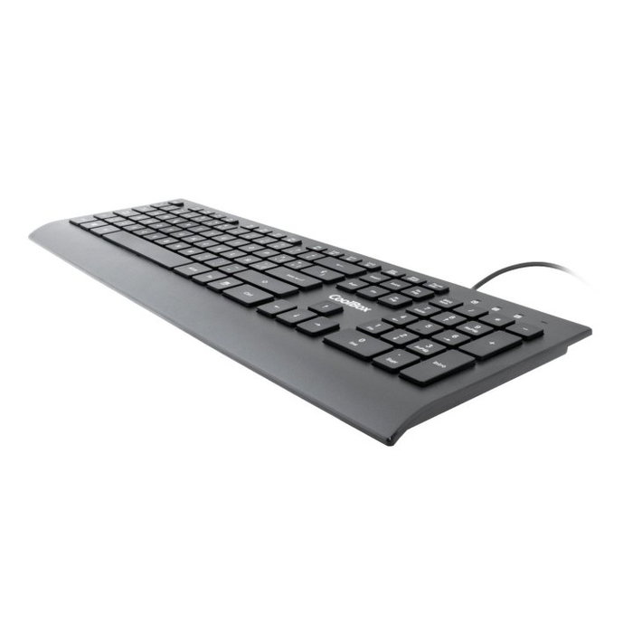 Coolbox FlatPro Clavier USB Noir avec Pavé Numérique Coolbox FlatPro Clavier USB Noir avec Pavé Numérique