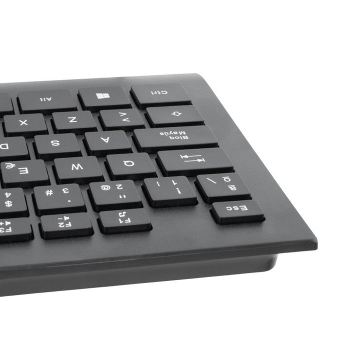 Coolbox FlatPro Clavier USB Noir avec Pavé Numérique Coolbox FlatPro Clavier USB Noir avec Pavé Numérique