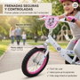 Huffy Bicyclette pour Enfants Minnie 14" avec Roues Stabilisatrices - Vélo Fille 4 à 6 Ans - Modèle Espagnol