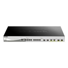D-Link Switch Gestionable Gigabit Ethernet DXS-1210-12TC/E, 12 Ports 10/100/1000Base-T, 4 Ports SFP+, Rackable