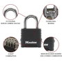 Master Lock Cadenas à combinaison Excell M178EURD Zinc Noir 57 mm