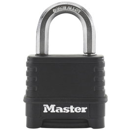 Master Lock Cadenas à combinaison Excell M178EURD Zinc Noir 57 mm