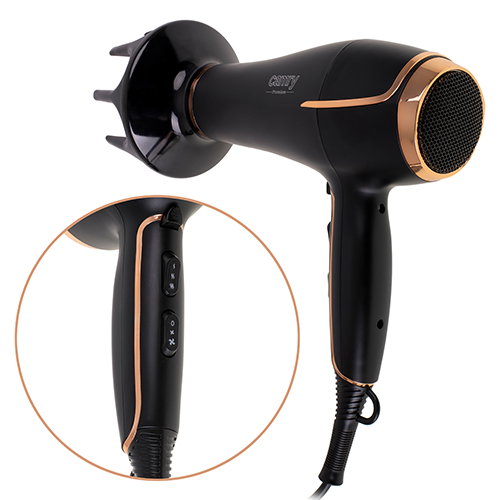 ADLER Sèche-cheveux 2200W avec Diffuseur et Concentrateur
