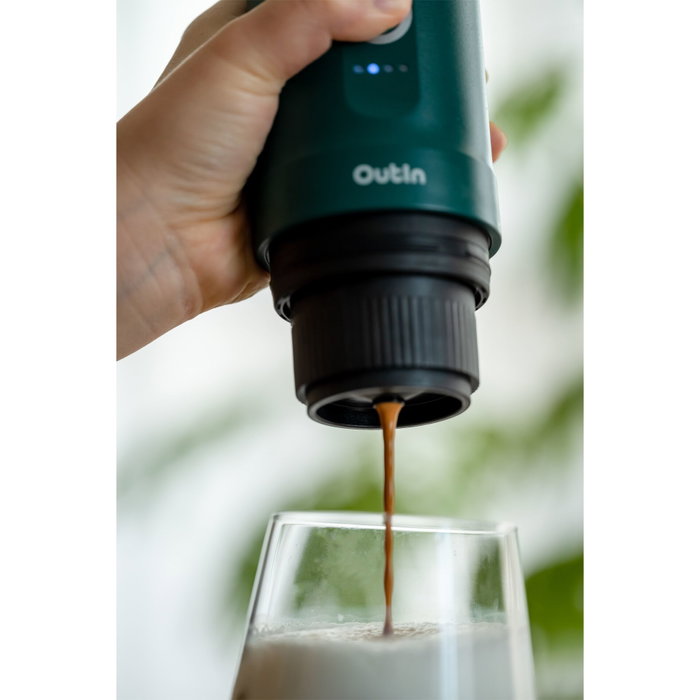 Outin Cafetière Portable OUTINTEAL Turquoise Acier inoxydable 80 ml