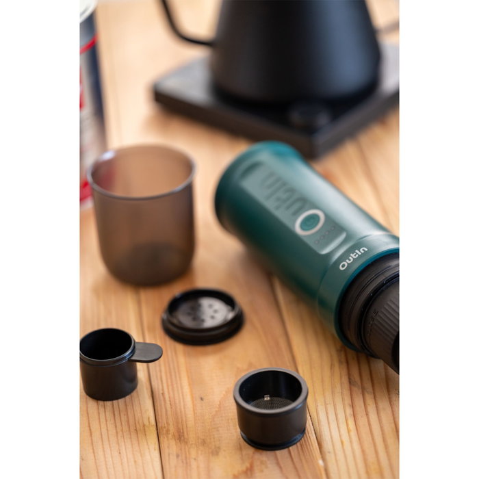 Outin Cafetière Portable OUTINTEAL Turquoise Acier inoxydable 80 ml