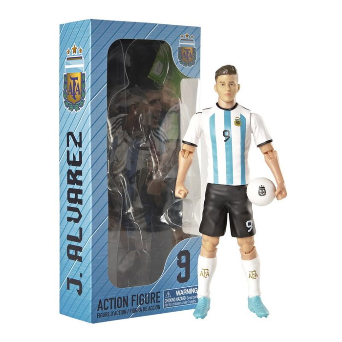 BANBO TOYS - Figurine articulée Julian Alvarez pour collection - Jouet Argentina - 20 cm BANBO TOYS - Figurine articulée Julian Alvarez pour collection - Jouet Argentina - 20 cm