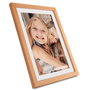 Denver Frameo PFF-1040LW Cadre Photo Numérique 25,4cm 16GB Bois Clair