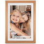 Denver Frameo PFF-1040LW Cadre Photo Numérique 25,4cm 16GB Bois Clair