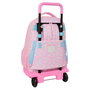 Cartable à roulettes Glow Lab Rose 33 x 45 x 22 cm