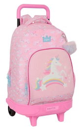 Safta Mochila à roues compact extensible Glowlab Kids 33x45x22cm dès 36 mois