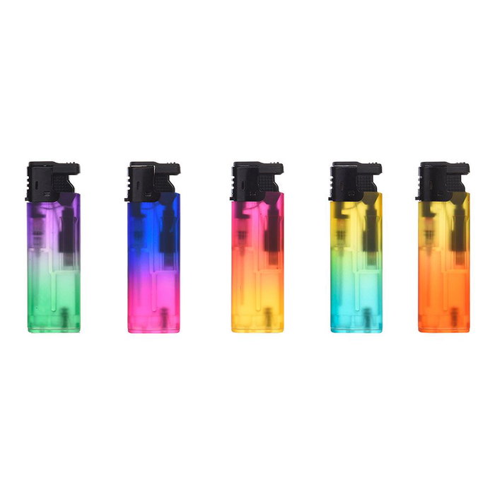 Prof Briquet électronique antivento gradient spray, couleurs assorties Prof Briquet électronique antivento gradient spray, couleurs assorties