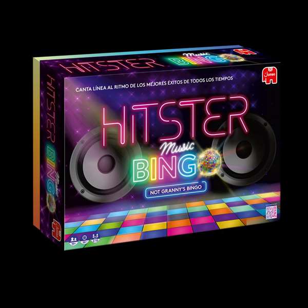 Diset Hitster Bingo - Jeu musical avec cartes, tabliers effaçables et application - Édition espagnole