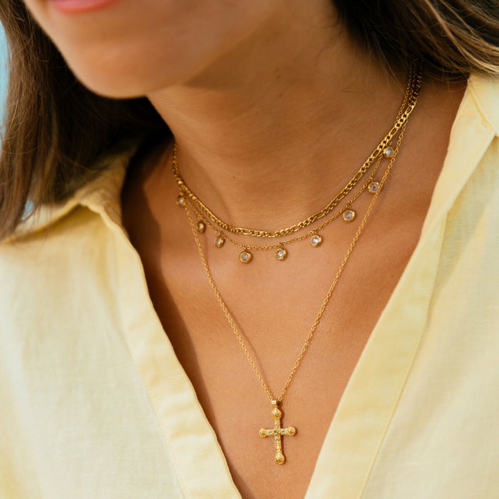 Collier Femme One Jewels OJNN77G Doré