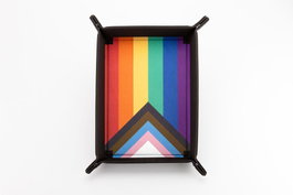 FanRoll Plateau à dés pliant Pride Rainbow Flag 