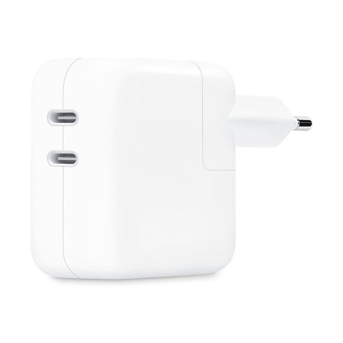 Apple Adaptateur de Courant 35 W 2 ports USB-C pour iPhone, iPad, MacBook, Watch et AirPods Apple Adaptateur de Courant 35 W 2 ports USB-C pour iPhone, iPad, MacBook, Watch et AirPods