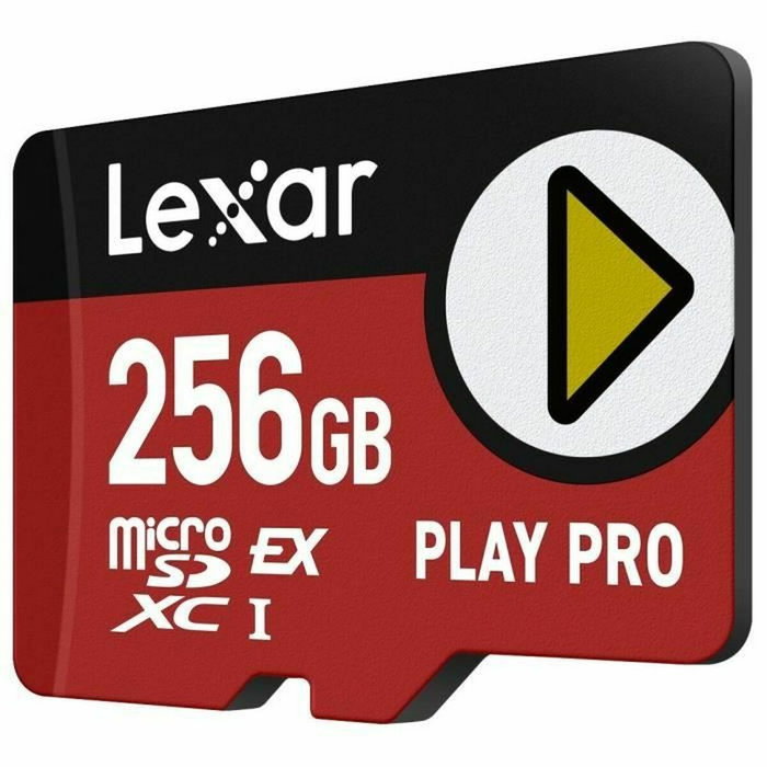 Lexar LMSXPS0256G-BNNNG Carte Mémoire Micro SDXC 256 GB Noir Rouge