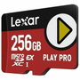 Lexar LMSXPS0256G-BNNNG Carte Mémoire Micro SDXC 256 GB Noir Rouge