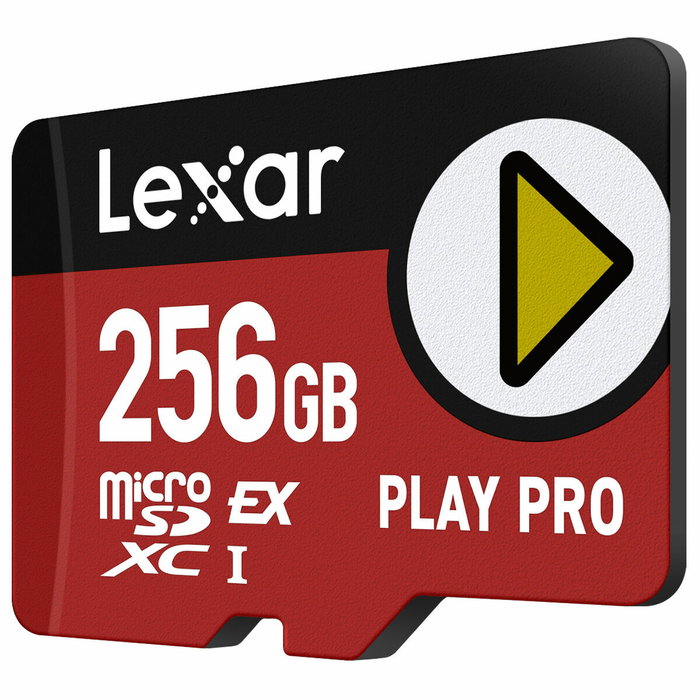 Lexar LMSXPS0256G-BNNNG Carte Mémoire Micro SDXC 256 GB Noir Rouge