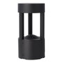 Balise LED extérieure San Luis 30 cm 10 W 220 V CA 3000 K Brun rouille