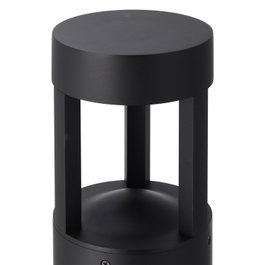 Balise LED extérieure San Luis 30 cm 10 W 220 V CA 3000 K Brun rouille