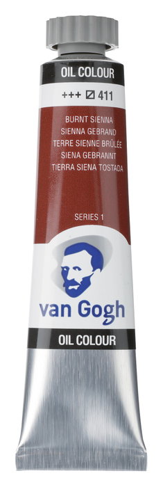 Van Gogh Peinture à l'huile Terre de Sienne Brûlée 411 - Tube 20 ml Van Gogh Peinture à l'huile Terre de Sienne Brûlée 411 - Tube 20 ml
