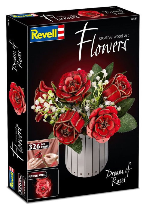 Revell Dream of Roses Fleurs en bois 22 cm
